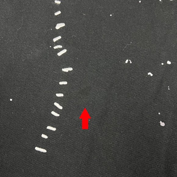 Cactus Jack Sweatshirt Mens Large L Black Stitched Crewneck Travis Scott World - Picture 10 of 11